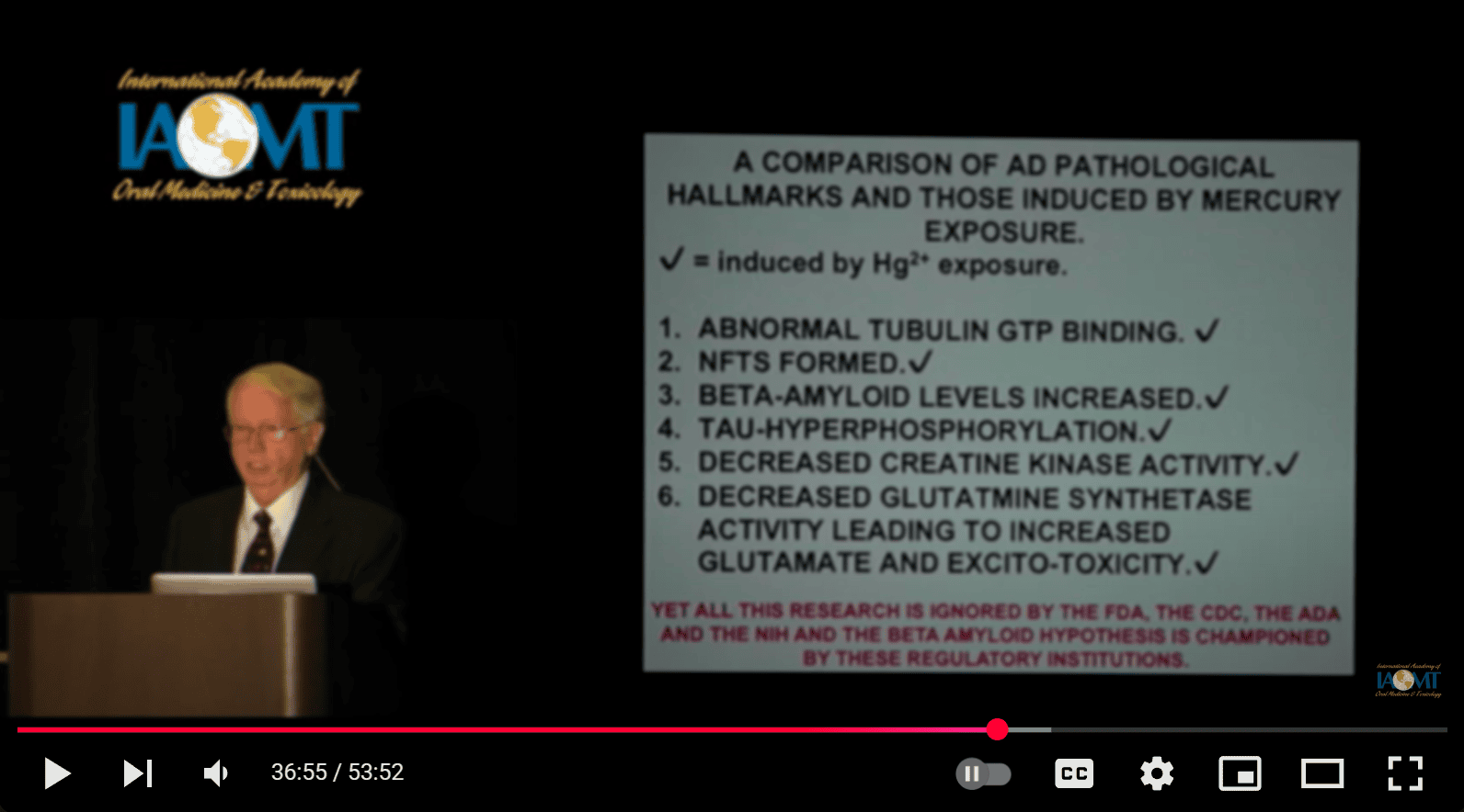 Mercury Toxicity caused brain damage (and autoimmune disease), but there's a safe way to remove it.  